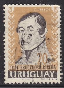 Uruguay 687 Gen. José F. Rivera y Toscana 1961