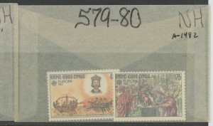 Cyprus 579-80 ** mint NH (2301A 1482)