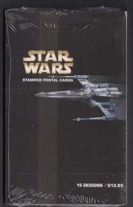 US UX503a Star Wars Postal Card Booklet Unused VF