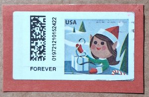 United States #CVP112 (60c) Elf Tying Ribbon USED (2022)