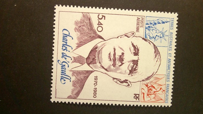 French So.Ant.Terr. 1980 Airmail Scott# C60 Mint XF NH CPL