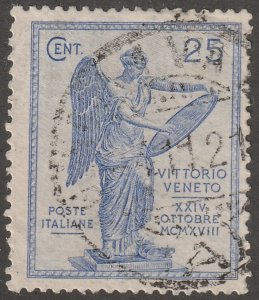 Italy, stamp, Scott#139,  mint, hinged,  25, cents,