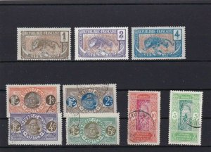 FRENCH COLONIES ON STOCK CARD  R3219