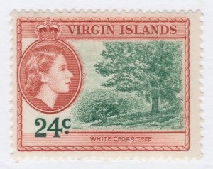 BRITISH VIRGIN ISLANDS 1956 24c MH* Stamp A30P16F42012-