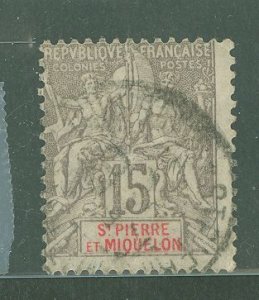 St. Pierre & Miquelon #68 Used Single