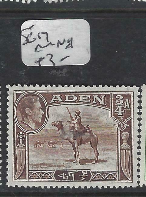 ADEN  (P0406B)  KGVI  3/4A  CAMEL  SG 17   MNH