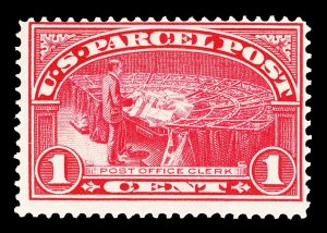 Scott Q1 1c Parcel Post Issue Mint Fine+ OG NH Cat $12