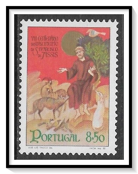 Portugal #1523 St Francis Of Assisi MNH