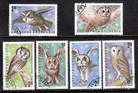 Bulgaria Owls 3749-54 CTO VF