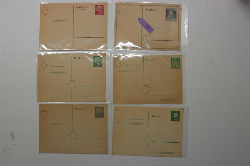 Germany Postal card stationery HG Higgins Gage Mint 292 316 339 340 341 363  DC