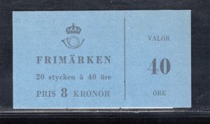 SWEDEN SC# 669a COMP BKLT VF/MOG