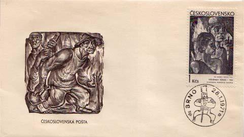 Czechoslovakia, First Day Cover, Art