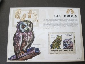 Comoros Islands 2009 Sc 1088 Bird set MNH