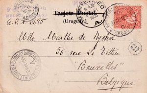 1905: Montevideo, Uruguay to Brussels, Belgium (57676)