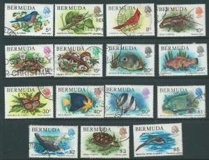 Bermuda  #365-379 (U) CV $32.50