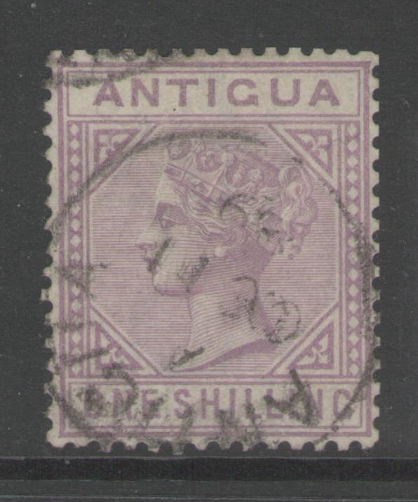 ANTIGUA SG30 1886 1/= MAUVE FINE USED