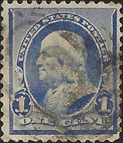 # 219 DULL BLUE USED BEN FRANKLIN SCV-0.75