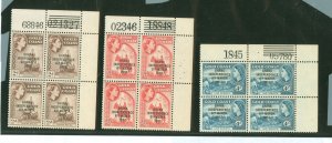 Ghana #25-27 Mint (NH) Plate Block