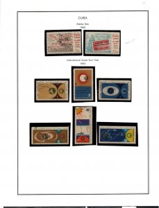 MINT + USED STAMPS FROM    CUBA    (072)