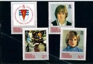 BRITISH ANTARCTIC TERRITORY - 21st Birthday Diana - MNH