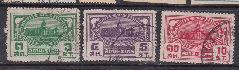 SIAM ( Thailand )  ^^^^1939  sc# 234-236   used SET$$ @ lar 4015siam