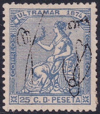 Puerto Rico 1874 Sc 4 MNG(*)