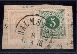 SWEDEN STAMPS . 1872, Sc.#19, USED