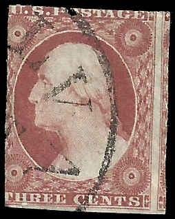 # 11A Dull Red - Used - SCV-15.00 - George Washington
