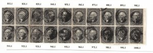 USA #36 Used Reconstructed Block Of Twenty