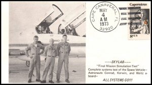 US Skylab Final Mission Simulation Test 1973 Space Cover