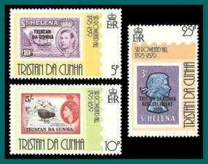 Tristan da Cunha 1979 Sir Rowland Hill, MNH 264-266,SG264-SG266