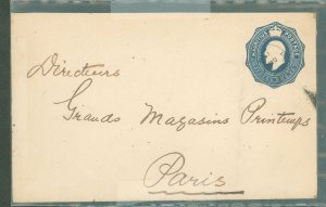 Mauritius  15c, 18 Dec 1906 to France