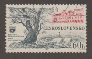 Czech - Scott# 1226  Tree & car