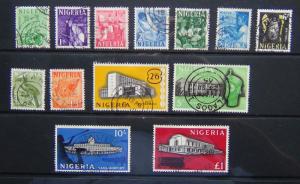 Nigeria 1961 set complete to £1 SG89/101 Used