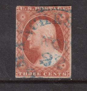 USA #10 Used Fine With Blue CDS Cancel