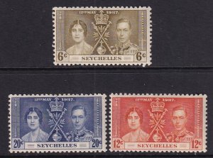 Seychelles 122-124 MNH VF
