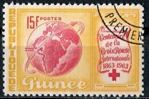 Guinea; 1963: Sc. # 311;  Used CTO Single Stamp