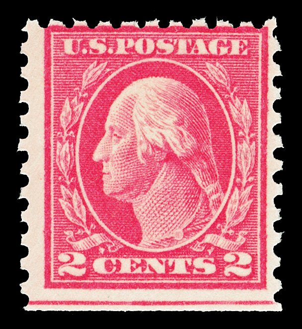 Scott 425 2c Washington Perf 10 Mint Fine NH Pink Back Variety Cat $5