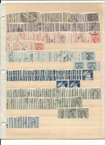Greece Dealers Stock on 9 Pages, 100's of Stamps, High Cat Value