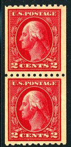 U.S. #442 MINT PAIR OG NH