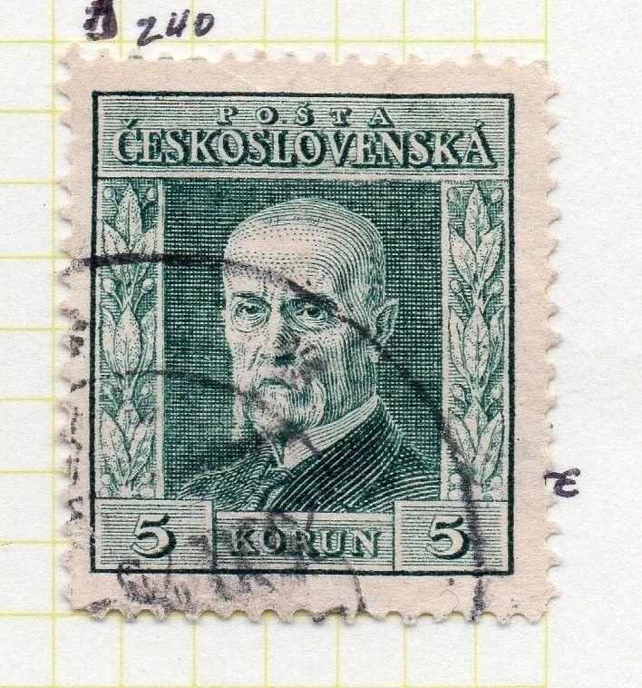 Czechoslovakia 1925-27 Early Issue Fine Used 5K. 101100