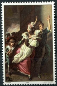 Jersey Sc#245 MNH, 17½p multi, Bicentenary of the Battle of Jersey (1981)