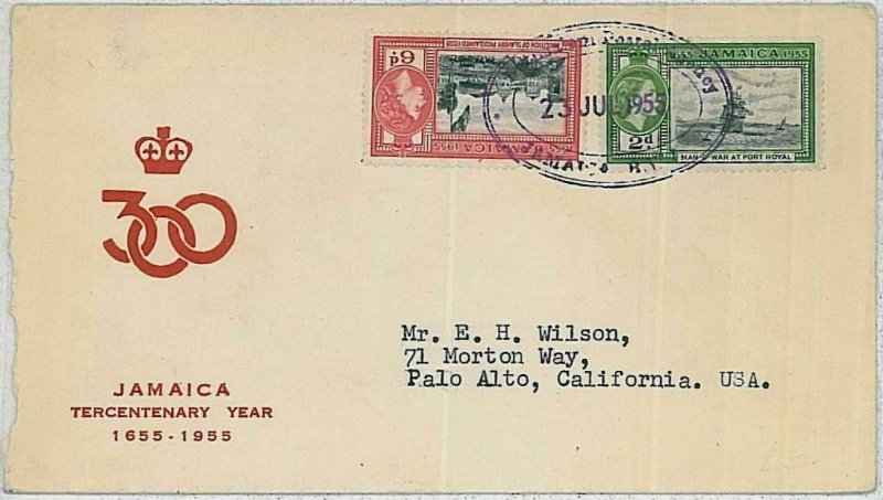 34879  - JAMAICA - POSTAL HISTORY -  COVER from Chatham Postal Agency to USA