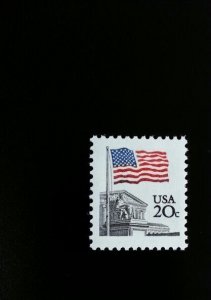 1981 20c Flag, Supreme Court, Shiny Gum Scott 1894e Mint F/VF NH