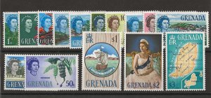 Grenada Sc #215-229  set of 15  LH VF