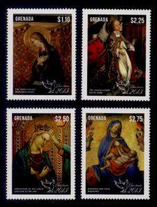 Grenada Sc# 3941-4 MNH Christmas 2013