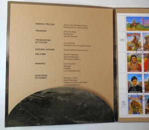 1994 Legends of the West Sc 2869 Ceremony Program, with Tucson AZ cancels