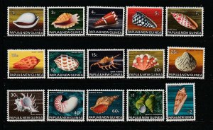 Papua New Guinea 265-271 Set MH Sea Shells (C)