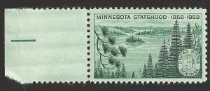 # 1106 MINT NEVER HINGED MINNESOTA STATEHOOD