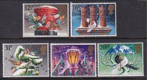 Great Britain 1035-1039 Christmas MNH VF